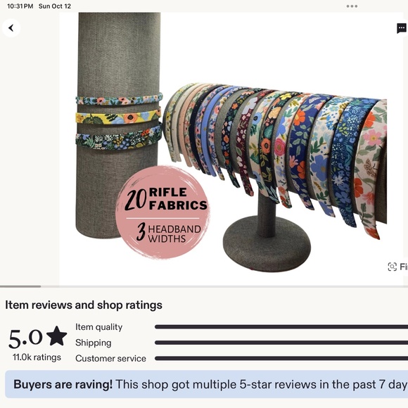 Lot of 4 custom headbands - Picture 16 of 16